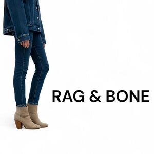 Authentic Rag & Bone canvas ankle boots Sz 8